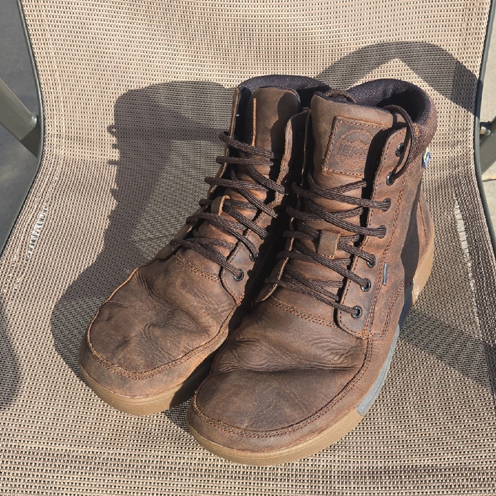 Men's LEMS Brown Leather Boots
